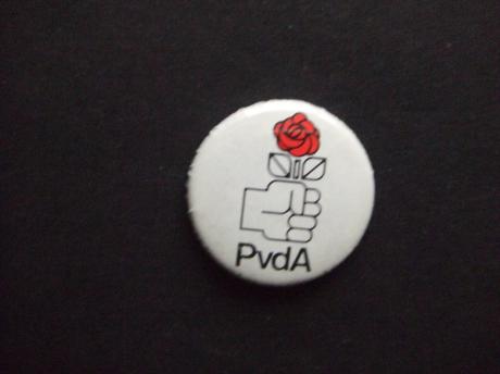 Politieke partij PvdA logo roos